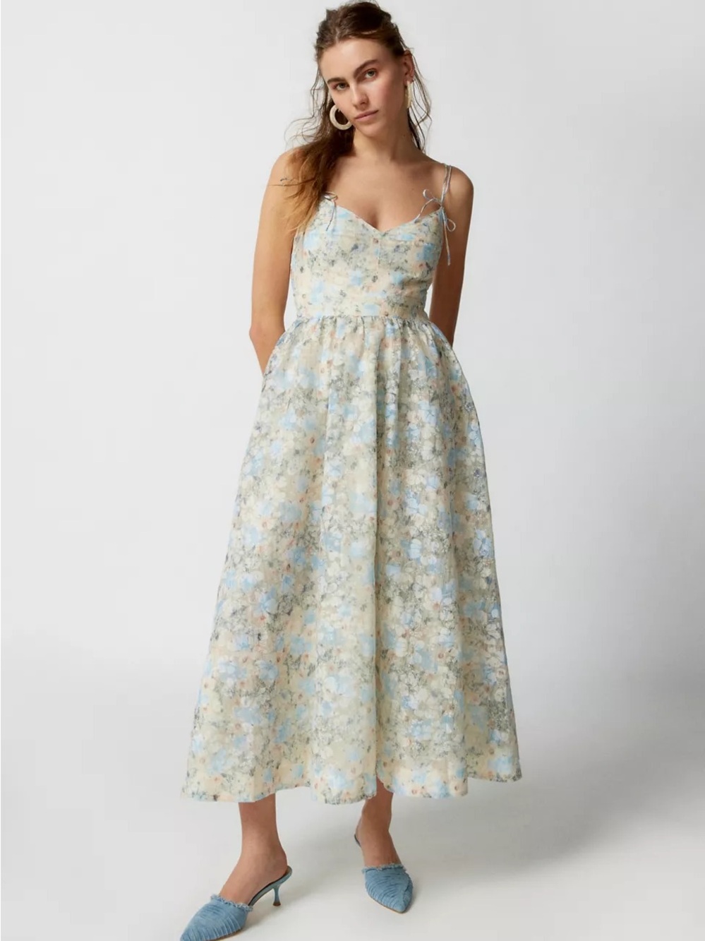 En Saison Tosca Floral Midi Dress Size M